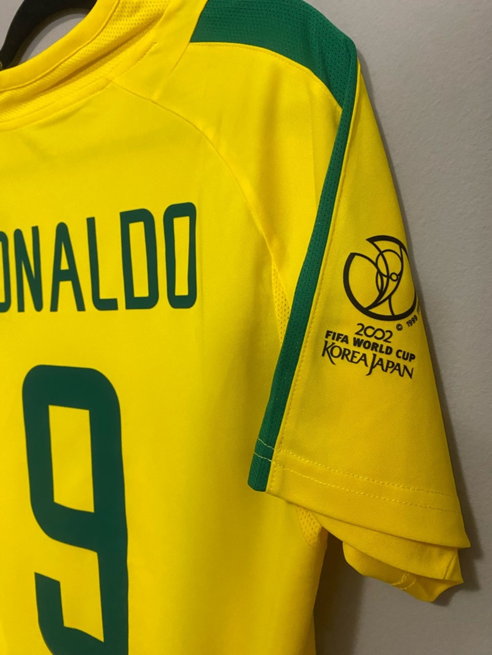 Vintage Brazil 2002 Ronaldo World Cup home yellow jersey - Picture 4 of 4